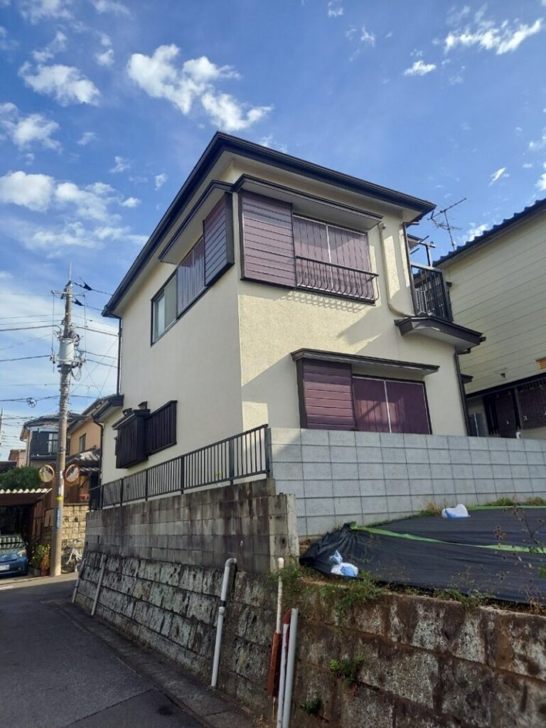 柏市A様邸戸袋塗装